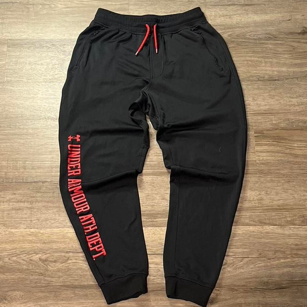 Under Armour Black Retro Sportswear Essential Sweatpants Jogger Fits small
